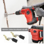 ECSiNG 2 paires de Balais de Charbon Compatible avec Hilti TE60 / TE72 Brosses de Moteur de Marteau Rotatif avec Arrêt Automatiq
