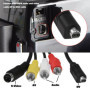 ECSiNG Câble Audio Vidéo VMC 10 Broches pour Appareil Photo Numérique VMC-15FS VMC-30FS Câble AV vers RCA Pièce de Rechange Comp