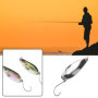 LT Easiyl Lot de 5 Leurres de Pêche Cuillères de Pêche à Paillettes en Métal Simulé Leurre à Paillettes en Métal Leurres de Trui