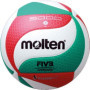 Molten Top V5M5000 Volley-ball, Blanc, Vert et Rouge, Taille 5, 1 unité