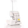 Juki MO-654DEN Surjeteuse 3/4 Fils, Métal, Blanche, 34 x 27 x 30 cm