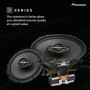 Pioneer TS-A1371F Haut-parleurs Voiture coaxiaux 3 Voies de 13cm, Puissance 300 Watts