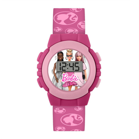 Peers Hardy Barbie BAB4110 AMZ Montre numérique Rose, rose, Rond