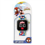 Spidey and His Amazing Friends Montre à quartz numérique LED avec bracelet en silicone, multicolore, Spider-Man