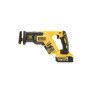 DeWalt Scie Sabre Compact Brushless XR 18V 5 Ah - DCS367P2-QW - Scie Électrique sans Fil avec Coffret TSTAK, 2 Batteries et Char