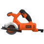 Black+Decker BES510-QS Mini Scie circulaire filaire - 400W - 3600 trs/minute - Poids: 2 kg - Lame Ø85mm - 27 mm de Coupe - Livré