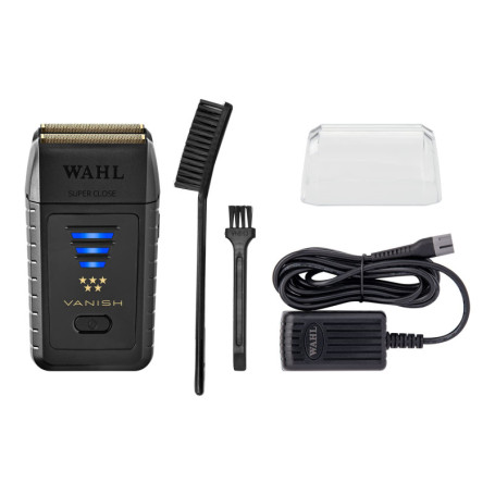 Wahl 5 Star Vanish Rasoir de barbier, rasoir en aluminium, rasage de près, outils de finition, mélange, léger, sans fil, fournit