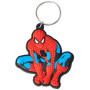 Porte-Clés Caoutchouc Spiderman Accroupi, 6cm Multicolore