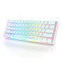 HKKB GK61 Mechanical Gaming Keyboard 60 Percent | 61 RGB Rainbow LED Backlit Programmable Keys | USB Wired | for Mac and Windows