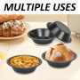 6 Petits Moules à Gâteaux, Assiettes à Tarte Personnelles, Assiettes à Tarte En Aluminium, Plats Cuits Au Four, Assiettes à Tart