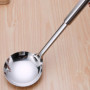 1 louche à soupe en acier inoxydable, ustensile de cuisine, cuillère à sauce ronde, louche à sauce, ustensiles de cuisine, usten