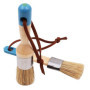 ANCLLO Lot de 2 pinceaux de peinture à la craie et à la cire pour meubles, outils de peinture et d'épilation à la cire, pinceaux
