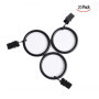 OFKPO Lot de 20 Clips pour Rideaux Clips, Antirouille Anneaux de Rideaux avec Pinces Metal Rideau Clips Crochet - Noir