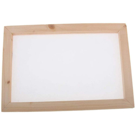 POFET Ancient Paper Making Method Wooden Paper Making Crafting Paper Making Crafting Mold Frame Screen for DIY Handcrafts Suppli