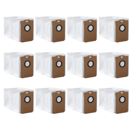 12 Sacs de Rechange Conga 2299 pour Aspirateur Conga Compatible avec les Modèles Conga 2299-2499-7490-8290, Sac Conga 2299, Pièc