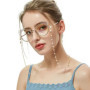 6pcs Chaîne de lunettes lanière de lunettes Cordon Lunettes Perles Lunettes à chaînes perlées chaîne de masques chaîne de lunett