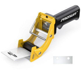 Prosun Distributeur de Pistolet à Ruban, Dévidoir Manuel pour 50mm (2 Pouces) Ruban d'Emballage, Scotch Dévidoir à Main Réducteu