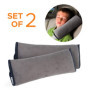 Lot de 2 Coussins pour Ceinture de sécurité Boxiki Travel - pour Enfants et Adultes - Lavables en Machine et Robustes Protege Ce