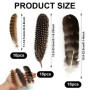 Lot de 30 Plumes Naturelles De Dinde, Plumes Artisanales, Plumes De Faisan pour Travaux Manuels, 3 Styles De Plumes Naturelles M