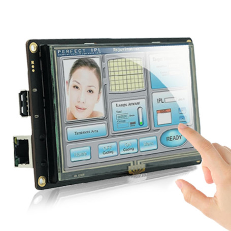 SCBRHMI Écran tactile TFT LCD HMI HD 10,1 pouces - CPU Cortex-A8 1 GHz, logiciel GUI inclus, adapté aux programmeurs compatible 