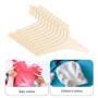 HJYDGJ Lot de 10 cintres en bois pour enfants – Porte-manteau antidérapant unisexe pour vêtements de bébé
