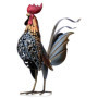Tooarts Coq Sculpture en Métal Sculpté Maison Oeuvre d’Articles d’Ameublement