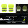 Anlising Gilet de Sécurité, 4PCS Jaune Gilet de Sécurité Réfléchissant, Gilet De Sécurité Haute Visibilité, Gilet Réfléchissant,