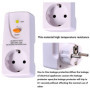 GutReise Fiche intermédiaire FI pour protection des personnes contre les chocs électriques 16 A 220-250 V 10 mA Adaptateur de sé