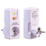 GutReise Fiche intermédiaire FI pour protection des personnes contre les chocs électriques 16 A 220-250 V 10 mA Adaptateur de sé