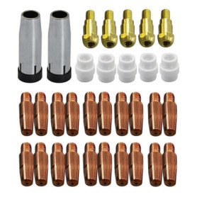 RIVERWELD MIG MAG Électrodes Contact M6 1,2mm 140.0379 Buse Conique Gaz 145.0080 Support Pointe de Soudure 142.0003 Diffuseuse G