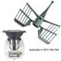 Fouet Papillon pour Thermomix TM5 TM6 TM31, Accessoire Thermomix, Fouet Batteur, Remplacement Pièces de Rechange pour Vorwerk Th