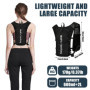 Gilet Hydratation Running Femme, 2.6L Sacs d'hydratation, Grande Capacité, Réfléchissant Sac Trail Running pour Femme Homme Mara