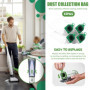 FERRGIA 12 Sacs d'Aspirateur en Microfibre Non-Tissée de Qualité pour Vorwerk Kobold VB100 FB100 avec 2 Filtres Moteur Aspirateu