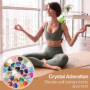 Vleuexe 30 Pièces Cristal en Forme Coeur,Naturel Multicolores en forme de Cœur,Pierres précieuses de guérison,Pierre de Cœur pou
