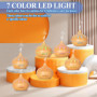 RDDAIPE Diffuseur Huiles Essentielles,500ml Ultrasonique Diffuseur D'huiles Essentielles,7 LED Diffuseur Parfum Electrique avec 