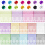 Diboniur 2310 Pièces Strass Autocollant Auto-Adhésifs, 14 Feuilles Strass Visage Festival, Brillant Strass Cristal a Coller pour