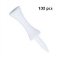 Zivisk Tee de Golf en Plastique Lot de 100 - Blanc 51 mm