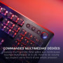 Roccat Vulcan II - Clavier de Jeu Mécanique Pour Pc, Touches Rétro-Éclairées RGB Personnalisables, Repose-Poignet Amovible, Tita