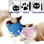 HJYDGJ Lot de 2 muselières pour chats pour toilettage, muselière pour chat muselière, muselière réglable et respirant, muselière