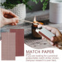 4 lingettes ouvertes (216 pièces) d'allumettes, papier d'allumette portable, lingettes d'allumette autocollantes, papier d'allum