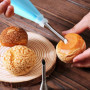 1 jeu de 3 douilles à pâtisserie, seringues professionnelles pour gâteaux feuilletés en acier inoxydable, outils de cuisson à la
