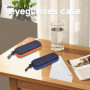 TAFACE 4pcs Étui À Lunettes Avec 4 Chiffons De Nettoyage, Étui À Lunettes De Voyage, Étui De Protection Pour Lunettes, Étui À Lu