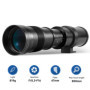 JINTU 420-1600 mm Téléobjectif à Zoom Compatible avec Les appareils Photo Reflex numériques 4000D 90D 80D 70D 60D 50D 650D 550D 