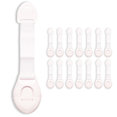 14 Pièces Bloc Tiroir Securite Bebe, Securite Bebe, Bloqué Porte Sécurité Enfant, Fermeture Placard, Securite Fenetre Enfant, Co