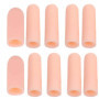 10PCS Gel Finger cot doigtier Protecteur de Doigt Support Couvre-Doigts en Silicone Contre Les Ampoules Idéal pour protéger Les 