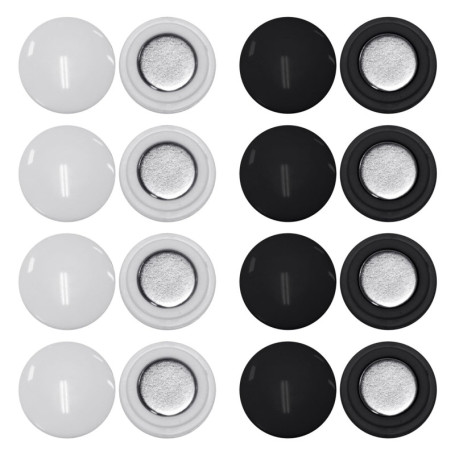 EHDWXVZM 8 Paires D'Aimants pour Numéro De Départ, Accessoires De Numérotation, Aimants pour Numéro De Marathon, Boucles De Fixa