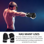 1 paire de mitaines de boxe pour adultes, respirants, sans doigts, gants de protection, équipement de boxe