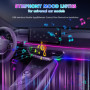 Weinsamkeit Bande LED Voiture Interieur, Éclairage intérieur de Voiture RVB avec Télécommande/APP Contrôle LED Intérieur Bande L