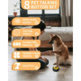 MMGGAISH 8 Boutons de Communication pour Chien colorés, Bouton de Conversation pour Chien, Bouton pour Chien, 50 Autocollants et