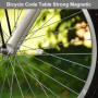 DELAESI Aimants pour rayons de vélo - Aimants pour rayons de vélo - Pour vélos électriques, vélos de sport, VTT